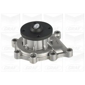 Abbildung von GRAF PA1195 Wasserpumpe mit Dichtung mechanisch Stahlblech für Keilrippenriementrieb KIA: CARNIVAL / GRAND 3