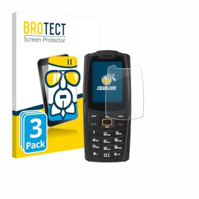 Abbildung von BROTECT Schutzglas für AGM M6 (3 Stück) Schutzfolie Panzer Folie Glas [Extrem Kratzfest 9H, Anti Fingerprint, Ultra Transparent]