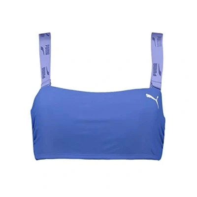 Abbildung von PUMA Damen Bandeau Bikini Top, Elektro Purple, XS EU