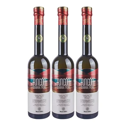Abbildung von Rincon De La Subbetica Bio Olivenöl AOC Gewinner der Weltmeisterschaft 2019, 2020, 2021 WBOO (3 x 500ml)
