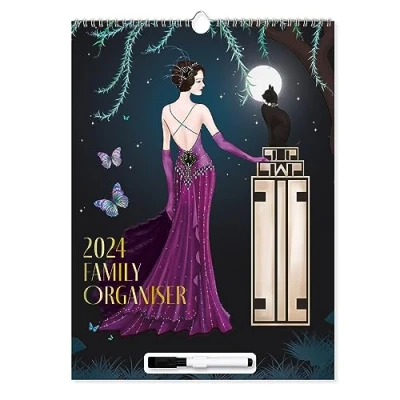 Abbildung von Wandkalender 2024, Motiv: Claire Coxon, Art Deco