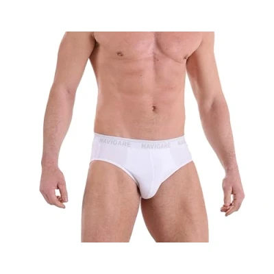 Abbildung von Navigare Herren 574/E (Pacco Da 6) Unterwäsche, Bianco, M (6er Pack)