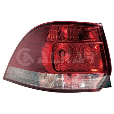Abbildung von ALKAR 2241137 Rückleuchte links äusserer Teil PY21W Gehäuse mit schwarzem Innenteil ohne Lampenträger VOLKSWAGEN: Golf 6 Variant