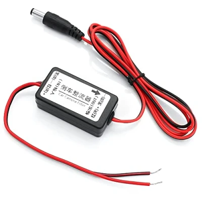 Abbildung von Auto Rückfahrkamera Gleichrichter, 12V DC Leistungsrelais Kondensator Filterstecker, Filter Gleichrichter für
