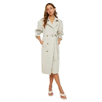 Abbildung von Trendyol Parent Trenchcoat, Damen, Größe: 42, Beige