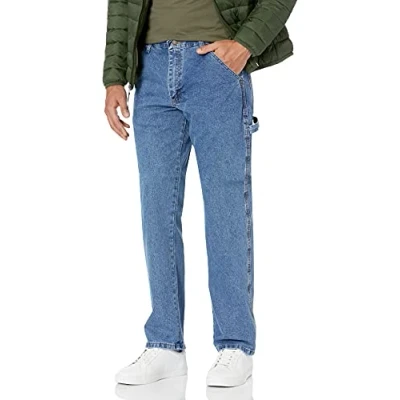 Abbildung von Wrangler Authentics Herren Classic Carpenter Jeans, Felsengrau, 35W / 32L