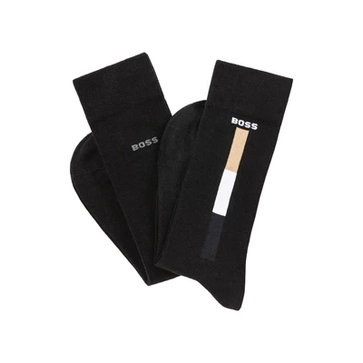 Abbildung von BOSS Businesssocken, (Packung, 2 Paar), mit Kontrasteinsätzen