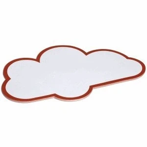 Abbildung von MAUL Moderationskarten Wolke 265 x 430 mm (20 Stück) Beschriftbare Karteikarten Coaching Karten Präsentationskarten Moderationskoffer Nachfüllpack 150 g/m² Papier Weiß