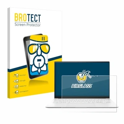 Abbildung von BROTECT Schutzglas für ASUS ZenBook S 14 UX5406 Schutzfolie Panzer Folie Glas [Extrem Kratzfest 9H, Anti Fingerprint, Ultra Transparent]