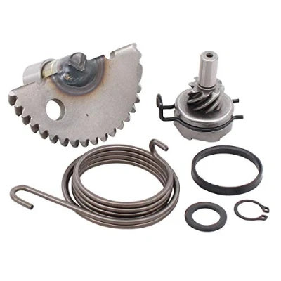 Abbildung von Kickstart Zahnradsatz Aluminium Zwischenradsatz Welle und Antrieb für GY6 50cc 60cc 80cc RS450 139QMB Roller Moped Start