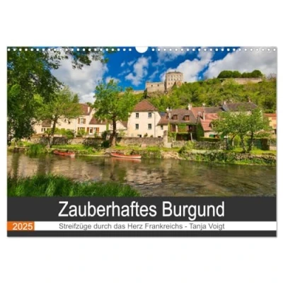 Abbildung von Zauberhaftes Burgund (Wandkalender 2025 DIN A3 quer), CALVENDO Monatskalender