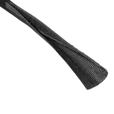 Abbildung von Hama Geflechtschlauch Flexibler Kabelschlauch mit Klettverschluss, 20 40 mm, 1,8 m