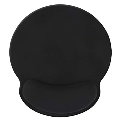 Abbildung von Hosimoln Handballenauflage, bequemes Memory Foam Mauspad mit Handgelenkstütze, rutschfeste Gummi Maus Handgelenkstütze für das Spielen black012