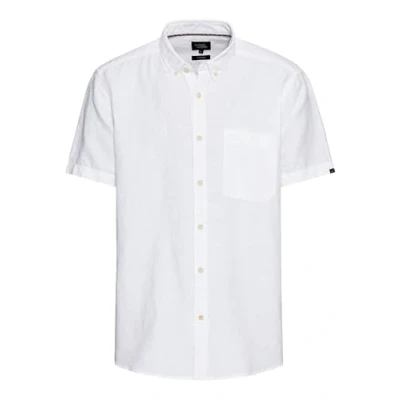 Abbildung von camel active Shortsleeve Hemd, Herren, Größe: 4XL, White