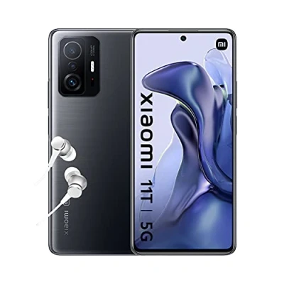 Abbildung von Xiaomi 11T 5G Smartphone 8 + 256 GB, 16,9 cm (6,6 Zoll), 120 Hz AMOLED Flat DotDisplay, MediaTek Dimensity 1200 Ultra, 108 MP Pro Grade Kamera, 5000 mAh, Meteorite Gray, Meteoritgrau