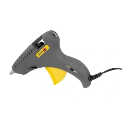 Abbildung von Stanley 6 GR25 DualMelt Heißklebepistole, Grau, Gelb, 25 g/min, 1 min, AC, 80 W