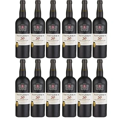 Abbildung von Taylor’s Port Tawny 20 Years Old Portwein süß rot Portugal I Visando Paket (12 Flaschen)