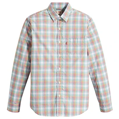 Abbildung von Levi&#039;s Sunset Pocket Standard Bayan Hemd, Herren, Größe: Small, dark olive