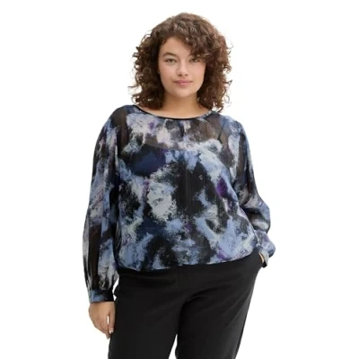 Abbildung von TOM Tailor Bluse, Damen, Größe: 46, Artistic watercolor design