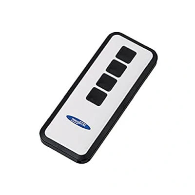 Abbildung von Novoferm Handsender Mini Novotron 524 (4 Kanal Sender; Wechselcode 64, 128 Bit Verschlüsselung; 433 MHz) TM15910101150, Weiß/Schwarz