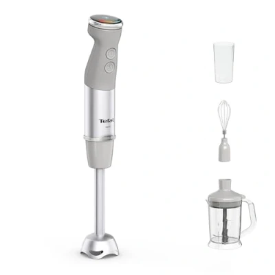 Abbildung von Tefal Stabmixer &quot;HB67MB Quickchef+ 3 in 1 XL&quot;, 1000 W, Zerkleinerer/Schneebesen, 5 Aufsatz, Silence Modus