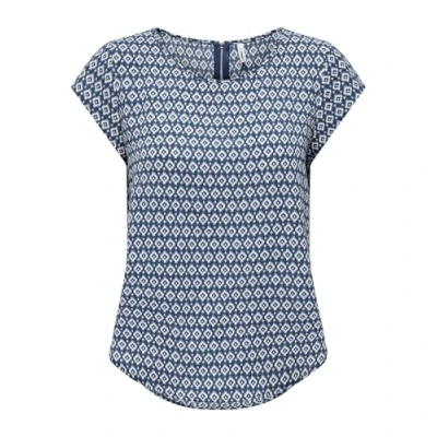 Abbildung von ONLY Shirtbluse &quot;ONLVIC S/S AOP TOP NOOS PTM&quot;, mit Allover Druck