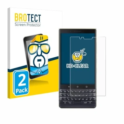 Abbildung von BROTECT (2 Stück Schutzfolie für BlackBerry Key2 LE Displayschutz Folie Ultra Klar