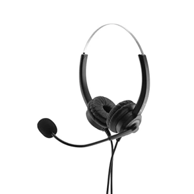 Abbildung von MediaRange kabelgebundenes Stereo Headset mit Mikrofon und Bedienungsfunktion, schwarz
