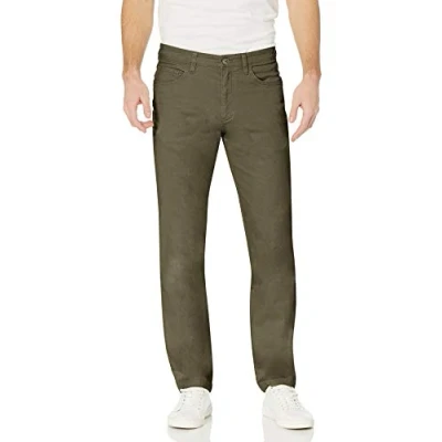 Abbildung von Amazon Essentials Herren 5 Pocket Chinohose, Komfortabler Stretch, Schmale Passform (Früher Goodthreads), Olivgrün, 34W / 34L