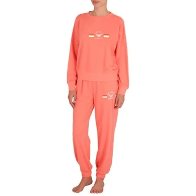 Abbildung von Emporio Armani Nachtwäsche Set, Damen, Größe: Large, Pink
