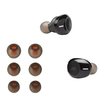 Abbildung von kwmobile 6X Polster kompatibel mit JBL Tune 120TWS / T125TWS 3 Größen Silikon Ohrstöpsel In Ear Kopfhörer