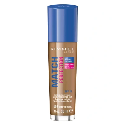 Abbildung von Rimmel Match Perfection Foundation 506 Deep Noisette
