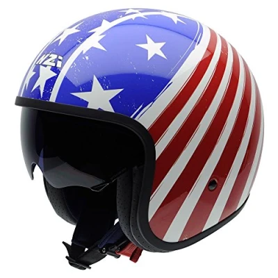 Abbildung von NZI Rolling Graphics Motorradhelm, Mehrfarbig Mardi Gras, 58 59
