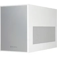 Abbildung von SilverStone Technology SUGO 17, Weiß, Würfelförmiges Premium Gehäuse mit beispielloser Aufnahmekapazität für Komponenten, SST SG17W (Weiß)