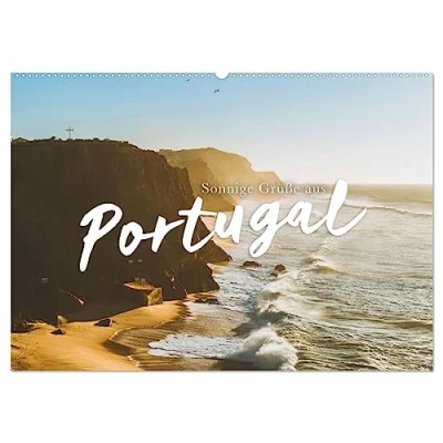 Abbildung von Sonnige Grüße aus Portugal (Wandkalender 2025 DIN A2 quer), CALVENDO Monatskalender