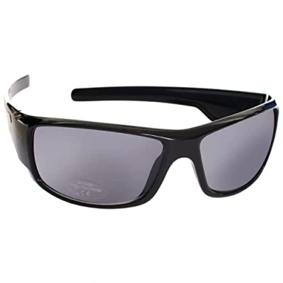 Abbildung von Trespass Anti Virus, Black, Sonnenbrille mit UV Schutz &amp; Stofftasche / Kategorie 2 Gläser, Schwarz
