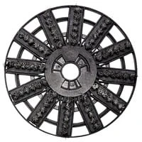 Abbildung von kwb by Einhell Stahl Schleifbürste Wandbearbeitungssystem Zubehör (Ø 180 mm, geeinet um Beton zu bearbeiten oder Tapetenreste entfernen, passend für TE DW 180)