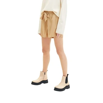 Abbildung von TOM Tailor Denim MIT Elastischem BUND Shorts, Damen, Größe: XS, Brown rice