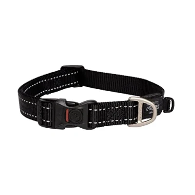 Abbildung von Rogz Utility Halsband Schwarz Hundehalsband 34 56x2.0 cm...
