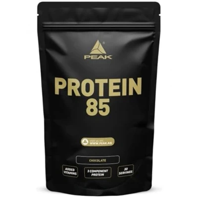 Abbildung von PEAK Protein 85 900g Geschmack Chocolate I 30 Portionen Pulver Mehrkomponentenprotein Proteinquelle: Sojaprotein, Casein, Weizenprotein Vitaminzusatz 900 g