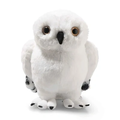 Abbildung von Steiff Kuscheltier Hedwig Eule, Harry Potter, Süßes Stofftier mit Kunststoffaugen, Kinder, Jungen &amp; Mädchen, Friends, Plüschtier 21 cm, Weiß, 024214