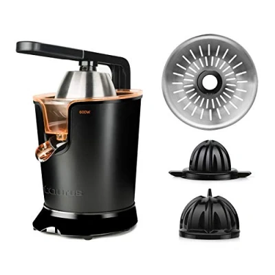 Abbildung von Taurus Easy Press 600, Zentrifugal Entsafter, Schwarz, Braun, 0,65 l, 1 Stück(e), Edelstahl