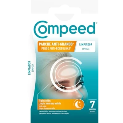 Abbildung von Compeed Anti Pickel Cleansing Patch Cleanse, Absorb and Peeling Hydrocolloid Spots Patches, Pickelpflaster Ideal Für die Anwendung über Nacht große Unreinheiten neigende Stellen 7