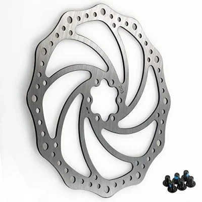 Abbildung von 2X TIYO Fahrrad Bremsscheibe (203mm) Edelstahl, mit Schrauben Für die meisten Fahrräder geeignet Rennrad Mountainbike BMX MTB