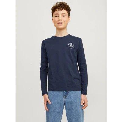 Abbildung von Jack &amp; Jones Junior Eswift TEE NOOS Langarmshirt für Kinder, Größe: 152, Navy blazer