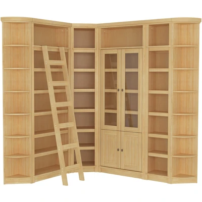 Abbildung von Home affaire Bibliothek &quot;Soeren&quot;, (7 St.), Aus Massiver Kiefer