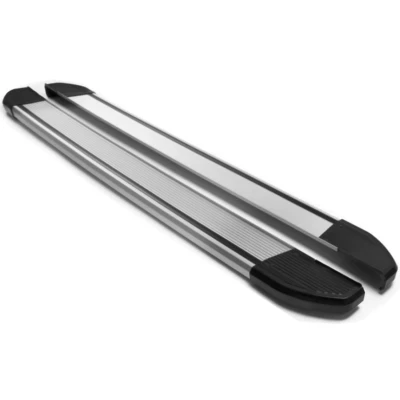Abbildung von Trittbretter Seitenbretter kompatibel mit VW Tiguan 2007 2016 Aluminium Silber 2X