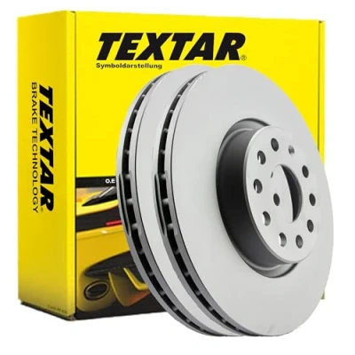 Abbildung von TEXTAR PRO 92126003 Bremsscheibe 275 25 04/06 100 außenbelüftet beschichtet ohne Radbefestigungsbolzen, Radnabe TOYOTA: Corolla IX Schrägheck