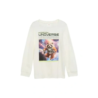 Abbildung von s.Oliver MIT BÜNDCHEN UND Fotoprint Langarmshirt für Kinder, Größe: 116/122, Ecru