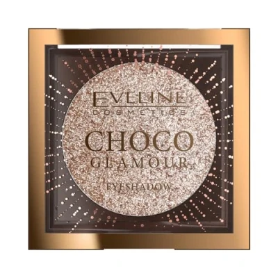 Abbildung von Eveline Cosmetics Choco Glamour, Glänzender Lidschatten Topper, Eye Shadow Palette, Hohe Haltbarkeit, Augen Make Up, Topper für